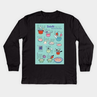 Recipe: Bobalki (Slovak sweet bread balls) Kids Long Sleeve T-Shirt